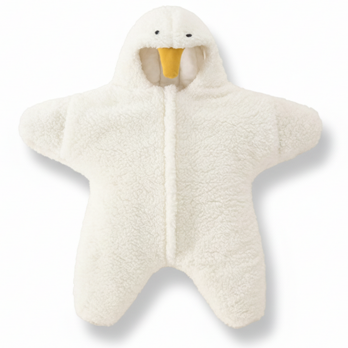 오리 아기우주복 신생아겨울우주복 돌아기우주복