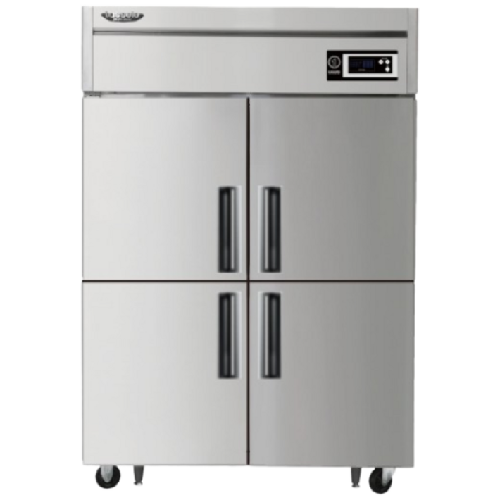 라셀르 ALD1145HRF 냉장2칸 냉동2칸 업소용 영업용 45박스 직냉식 식당 냉장고 소상공인지원 1등급