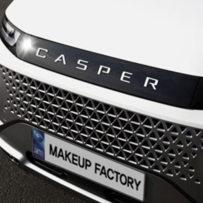 현대 캐스퍼더뉴캐스퍼 레터링 프론트 가니쉬현대 CASPER 레터링캐스퍼 엠블럼