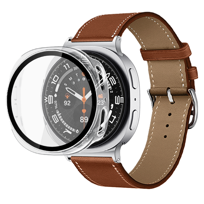 리아몬트 갤럭시워치 하이브리드 가죽 스트랩  액정보호 케이스 풀커버