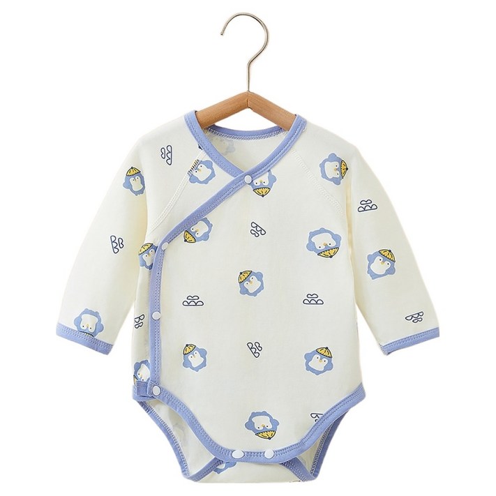 베베니즈 신생아용 패턴포인트 순면 배냇바디수트