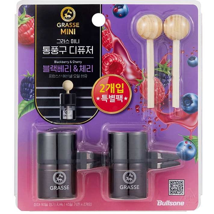 불스원 그라스 차량용 통풍구 디퓨저 10ml 불스원 그라스 차량용 통풍구 디퓨저 10ml