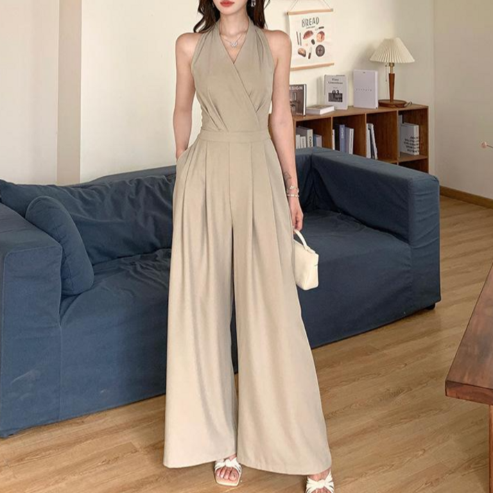 JQS 신상 여름 빅사이즈 XL 나시 점프수트 1198