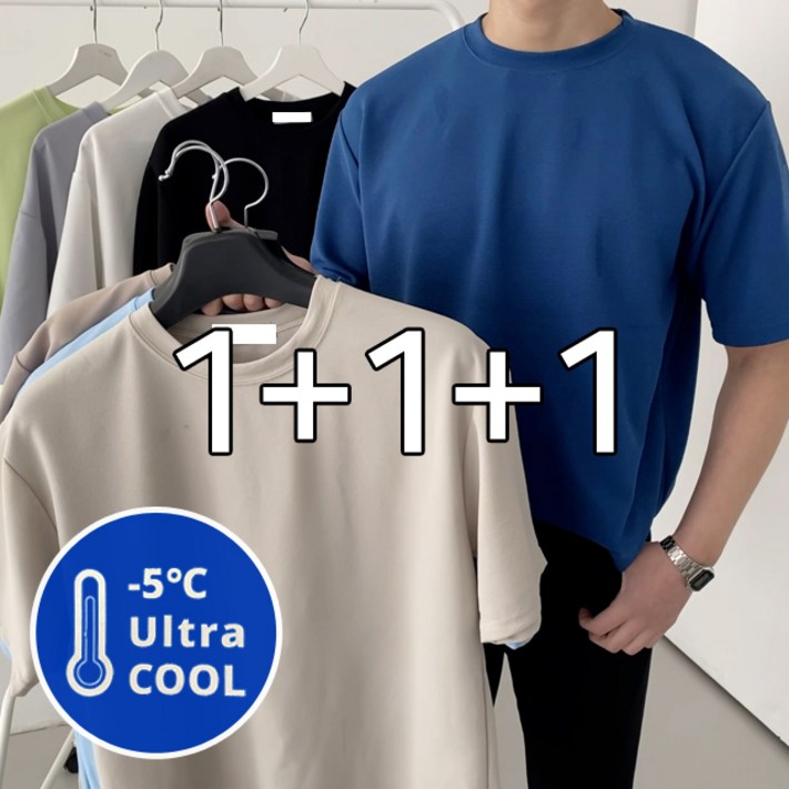 111 쿨테크 신소재 기능성 반팔티