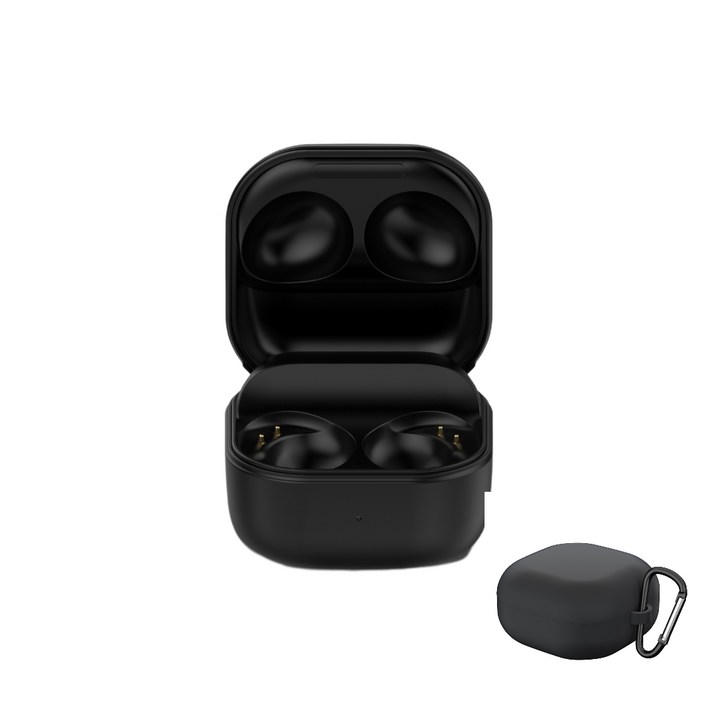 핀흔 Galaxy Buds2 Pro 갤럭시버즈2 프로 충전 케이스 SMR510 호환케이스 증정, 블랙, 1개 핀흔 Galaxy Buds2 Pro 갤럭시버즈2 프로 충전 케이스 SMR510 호환케이스 증정, 블랙, 1개