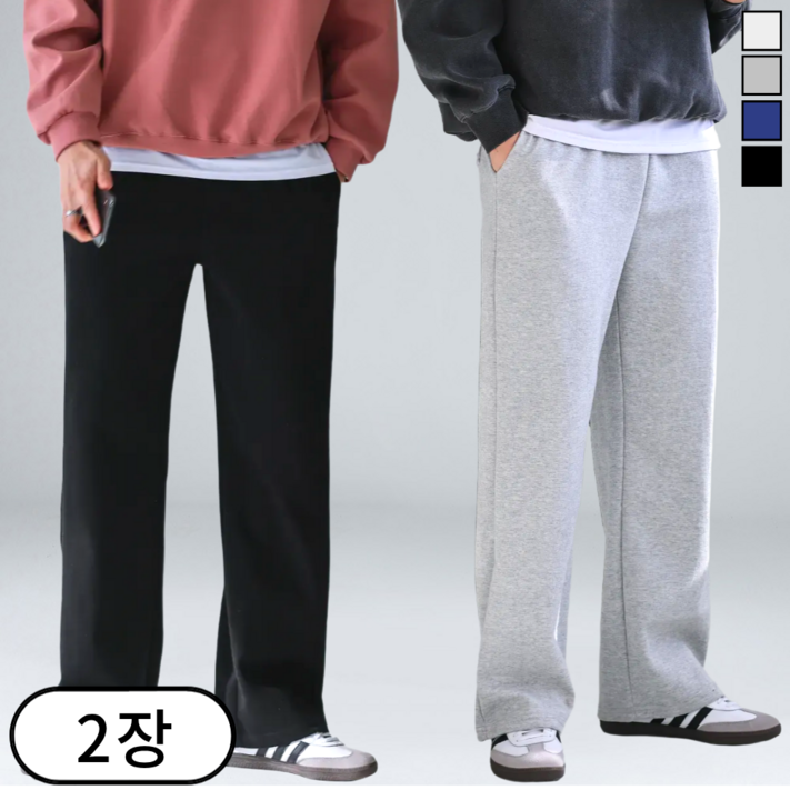 11 남녀공용 빅사이즈 밴딩 와이드 트레이닝 팬츠 60762