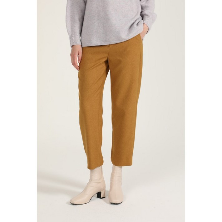 캐리스노트 루즈 배기핏 팬츠 머스타드 CN2WPT904MU