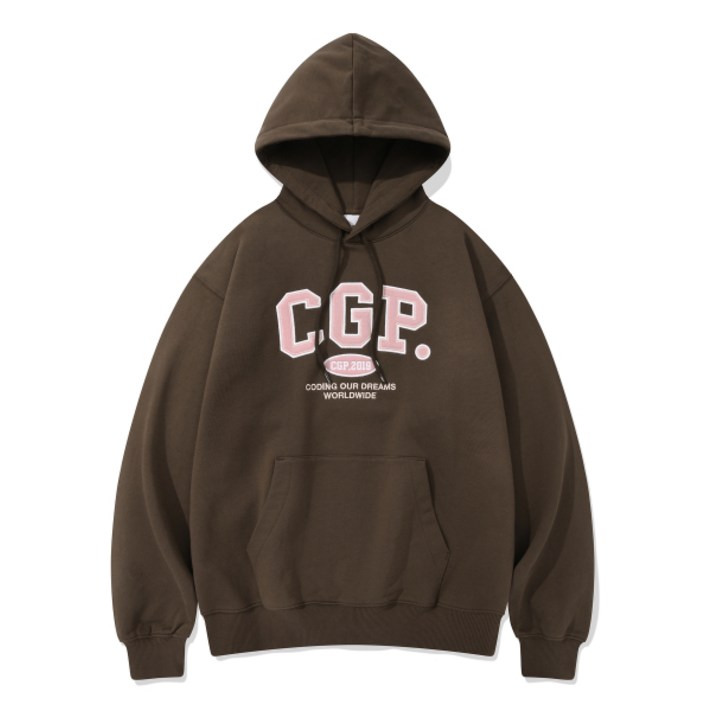 백화점,매장정품 코드그라피 CGP 아치 로고 후드티브라운 백화점,매장정품 코드그라피 CGP 아치 로고 후드티브라운