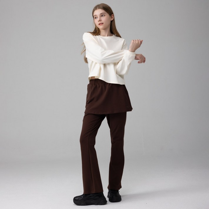 에버라스트 여성 치마바지 부츠컷 스커트팬츠 랩슬랙스