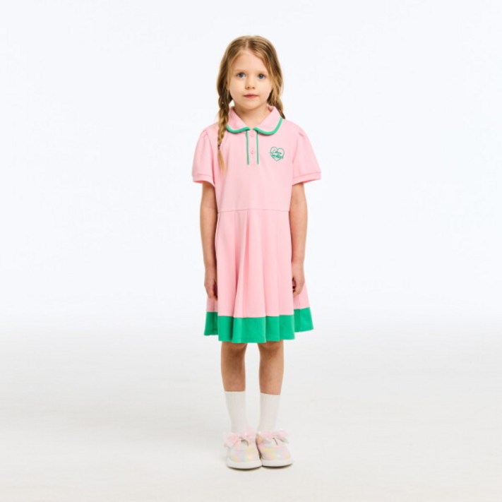 베네통키즈공식 Online Exclusive 컬러팝 피케 플리츠 원피스QAOP18631PK