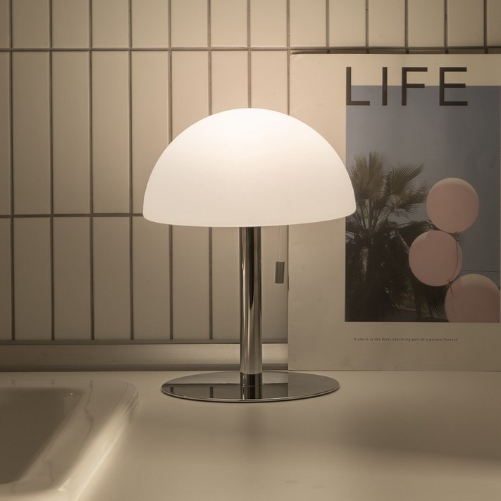 레톤 무드웨이 포터블 램프 무선 조명 단스탠드, 크롬