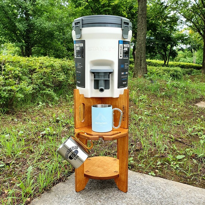 스탠리 워터저그 받침대 3.8  7.5L 호환 캠핑 스탠드, 1개
