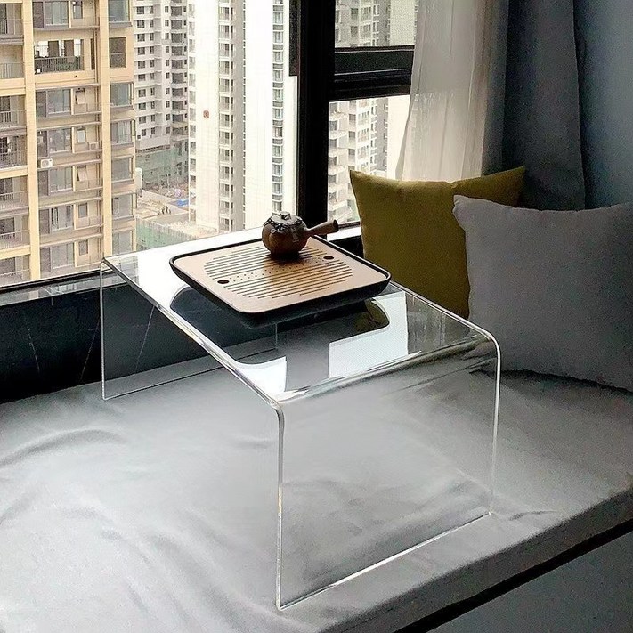 아크릴테이블 투명 커피 탁자 미드센추리스타일 탁자