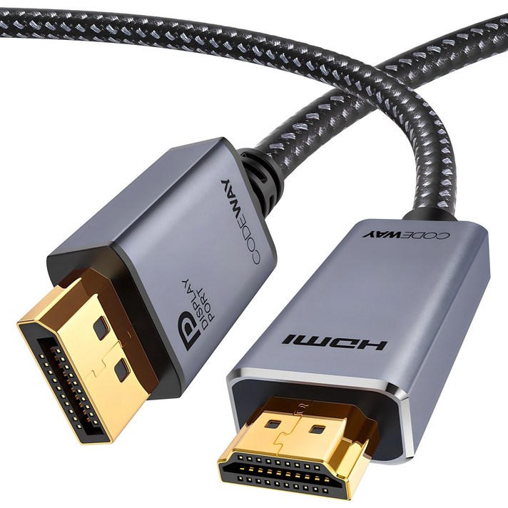 코드웨이 DP to HDMI 케이블 코드웨이 DP to HDMI 케이블