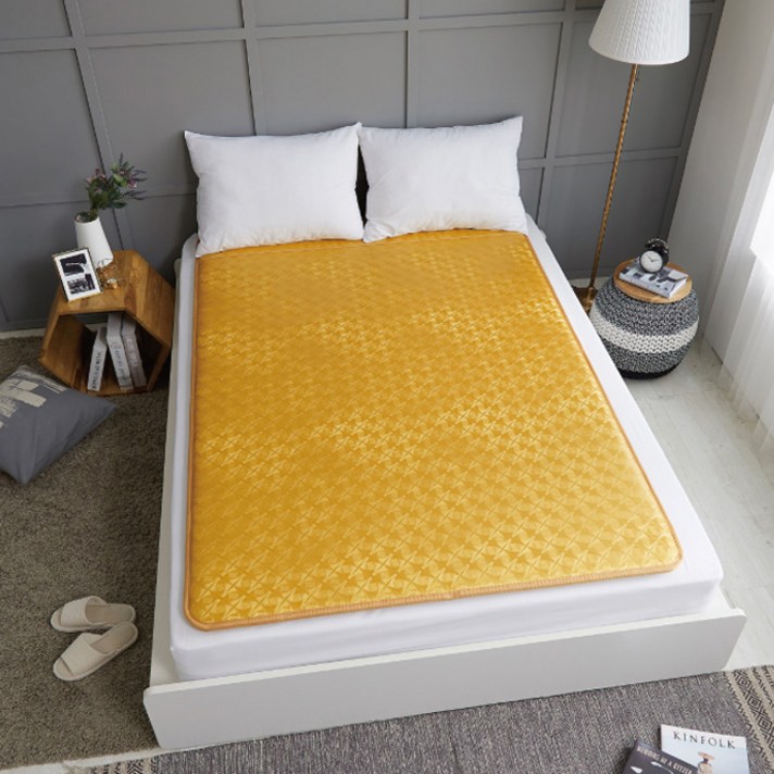 HanilMedical 온열 탄소 전기매트 골드방수 HI105S, 더블135 x 195 cm