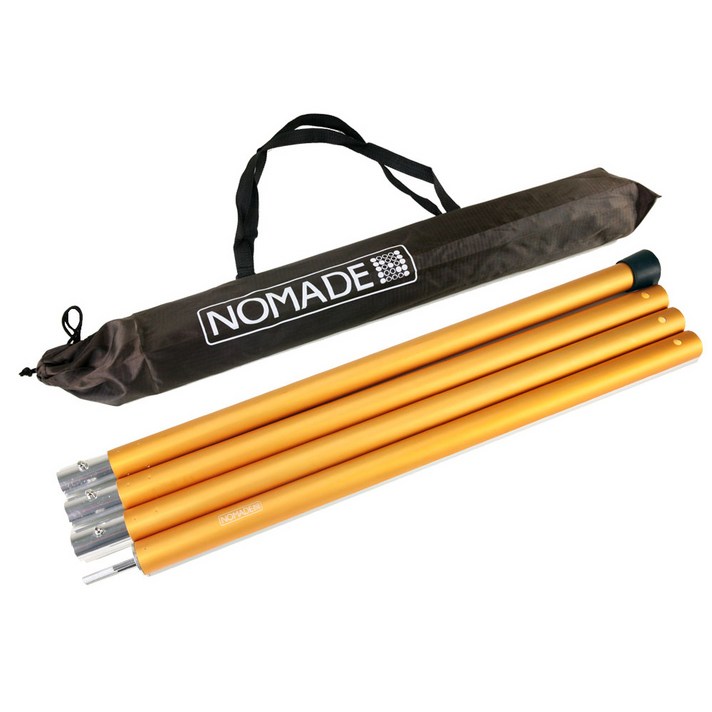 노마드캠핑 32파이 타프폴대 골드  전용파우치