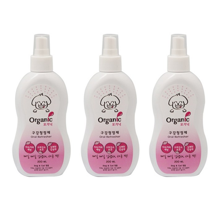 인터펫코리아 오가닉 애견용 구강청결제