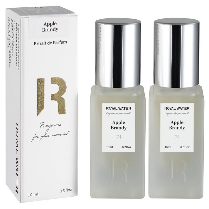 로얄워터 엑스트레 애플 브랜디 오 드 퍼퓸, 10ml, 2개 로얄워터 엑스트레 애플 브랜디 오 드 퍼퓸, 10ml, 2개