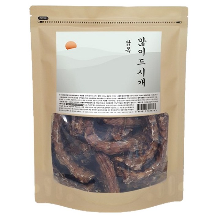 강아지 많이드시개 대용량 수제간식, 닭목, 350g, 1개
