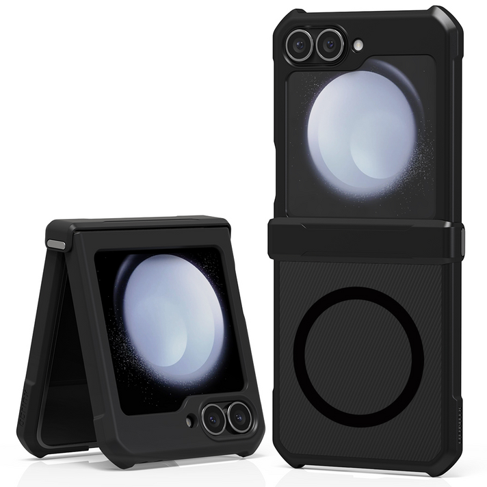 엑씨 파비스 힌지 보호 내장 맥세이프 호환 지문방지 무광 풀커버 휴대폰 케이스