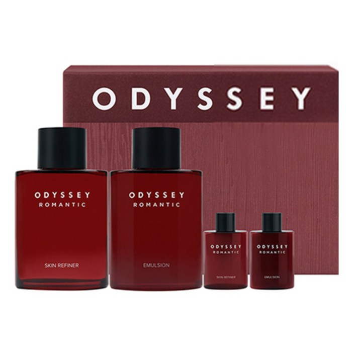 NEW 오딧세이 로맨틱 스페셜 스킨 130ml, 로션 130ml 2종 세트