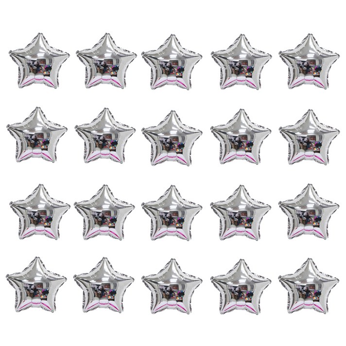 별 은박 풍선 23cm