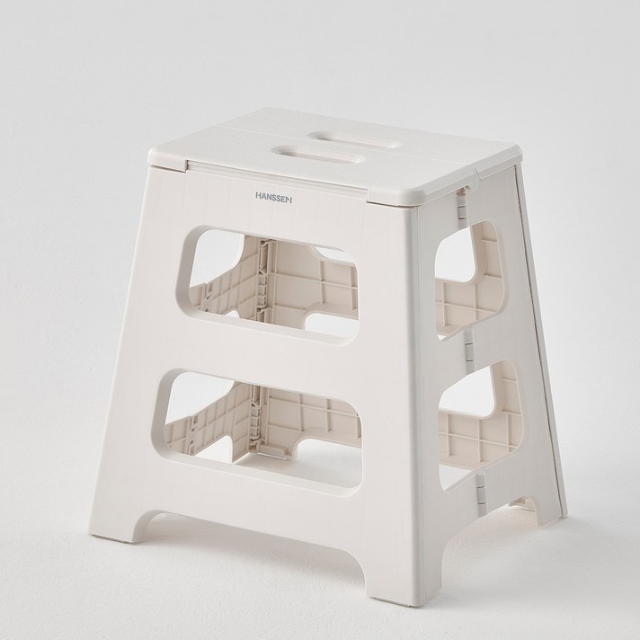 한샘 핸디 원터치 접이식 폴딩 스툴 L, 1개, 화이트