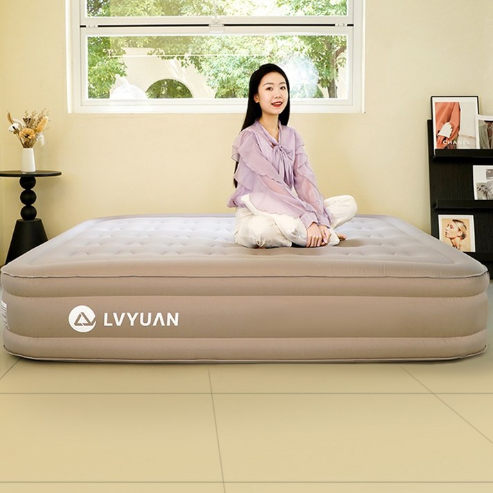 녹원LVYUAN 프리미엄 에어매트 캠핑용 휴대용 에어 매트리스 펌프 내장형 일체형 에어배드 40CM 녹원LVYUAN 프리미엄 에어매트 캠핑용 휴대용 에어 매트리스 펌프 내장형 일체형 에어배드 40CM