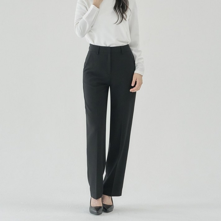 더웨이나인 여성 정장 바지 슬랙스 빅사이즈 검정 면접 가성비 Pants