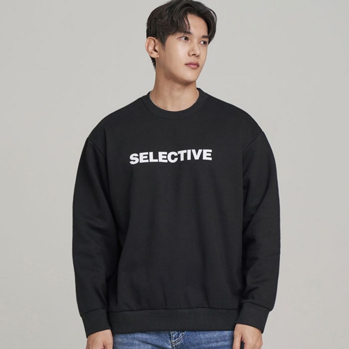 업클라스 세미 오버핏 레터링 SELECTIVE 특양면 맨투맨 a4108 업클라스 세미 오버핏 레터링 SELECTIVE 특양면 맨투맨 a4108