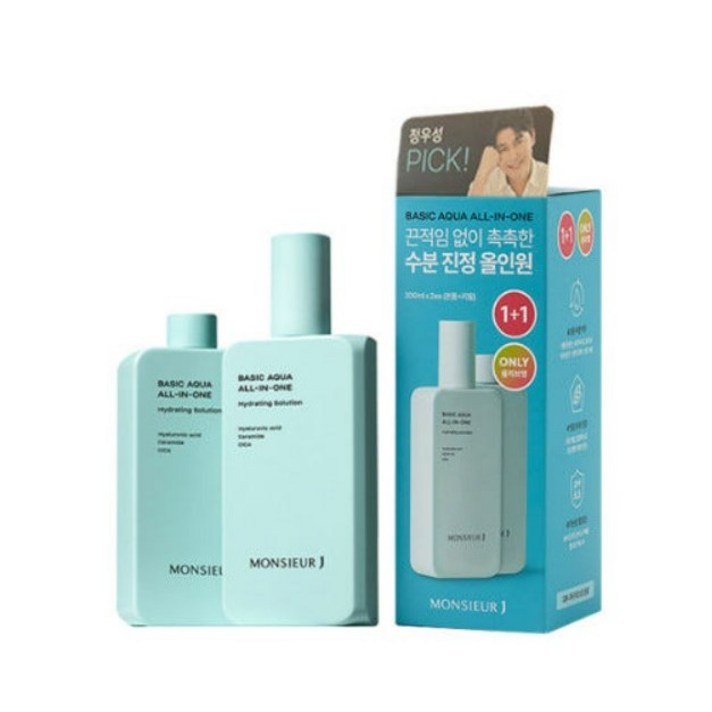 11 무슈제이 베이직 아쿠아 수분진정 올인원 200ml리필200ml