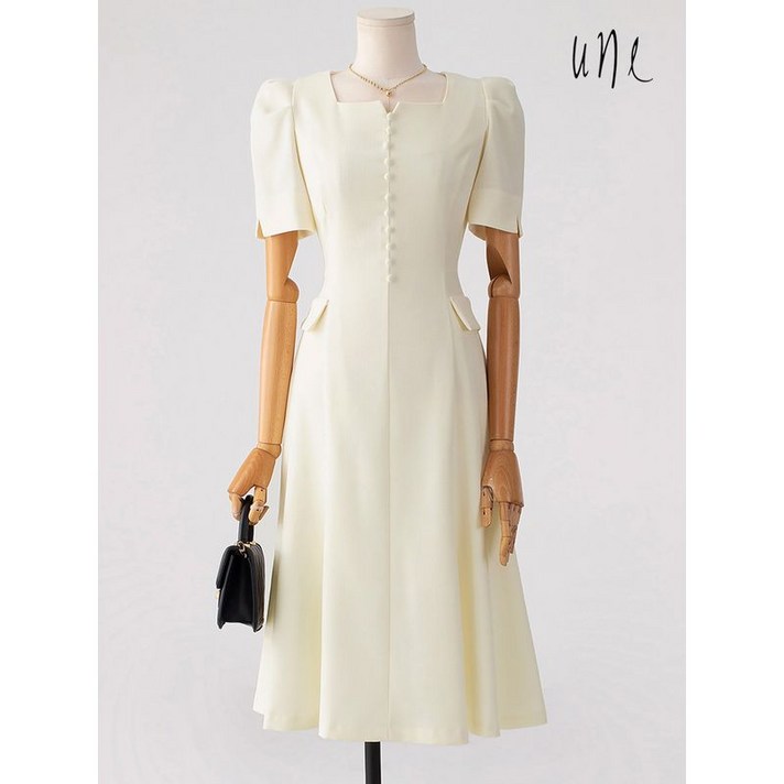 윈 UNE그레이스 버튼온원피스