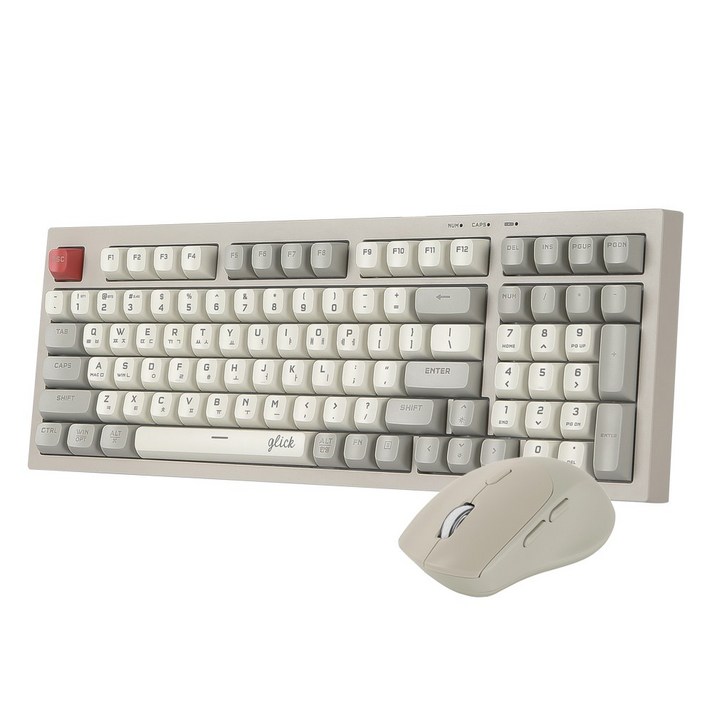 지클릭커 오피스프로 WMK50 사일런스 M 98 무선 키보드 마우스 세트