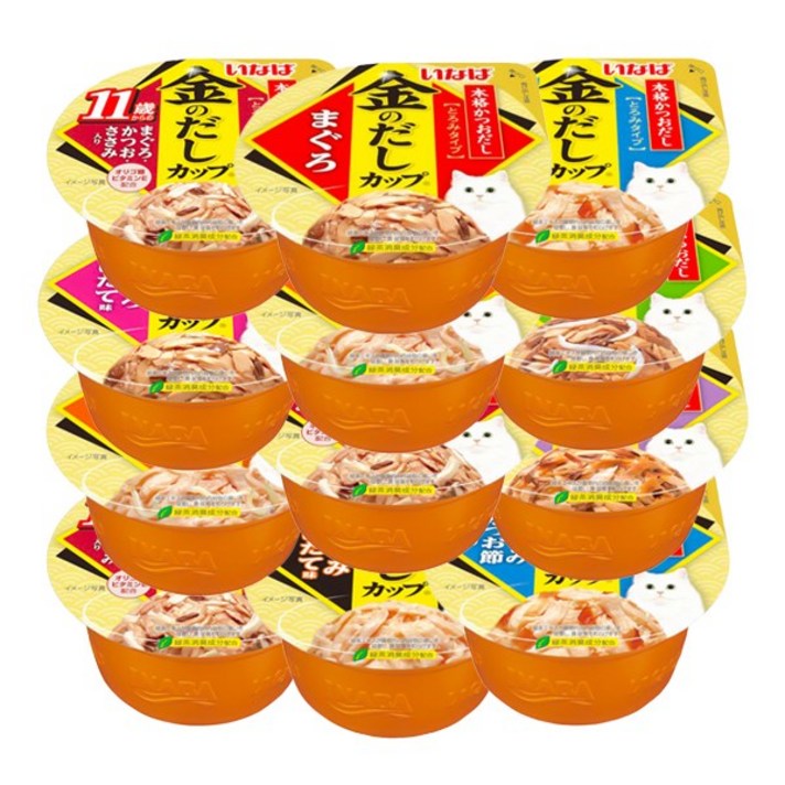 이나바 금빛육수 컵캔, 참치치어IMC134, 70g, 12개