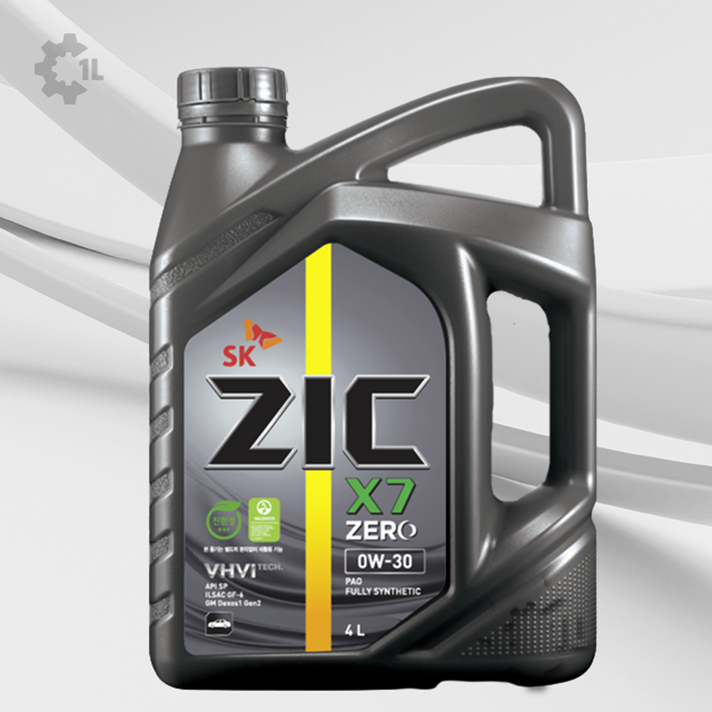 ZIC X7 ZERO 0W30 4L 가솔린 ZIC X7 ZERO 0W30 4L 가솔린
