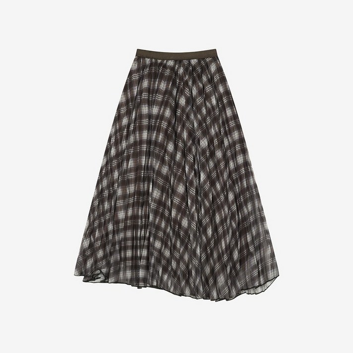 베스띠벨리 체크쉬폰밴딩스커트 BLSAI2321BRP