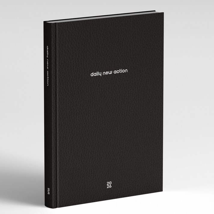 2026년 dna 데일리 플래너 양장 다이어리, 블랙, 1개