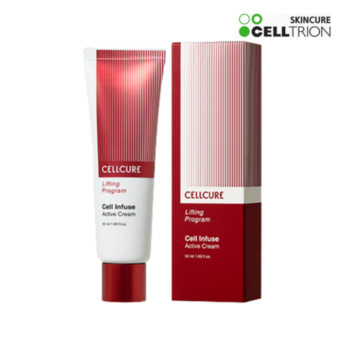 셀트리온 CELLCURE Cell infuse 액티브 줄기세포 배양액 함유 풀페이스 탄력개선 크림 50ml