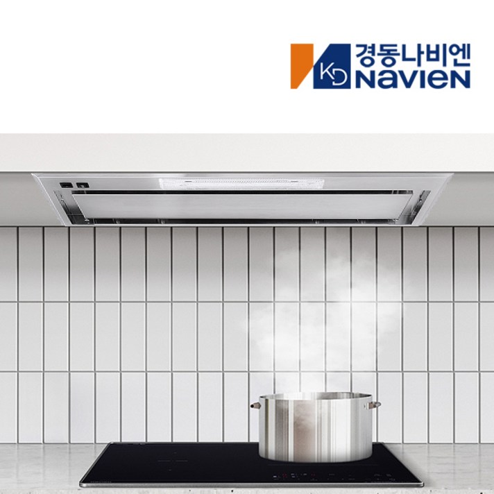 경동나비엔 900장 가스레인지전기레인지용 프리미엄 와이드 히든 매립형 주방 렌지 후드 RGM350