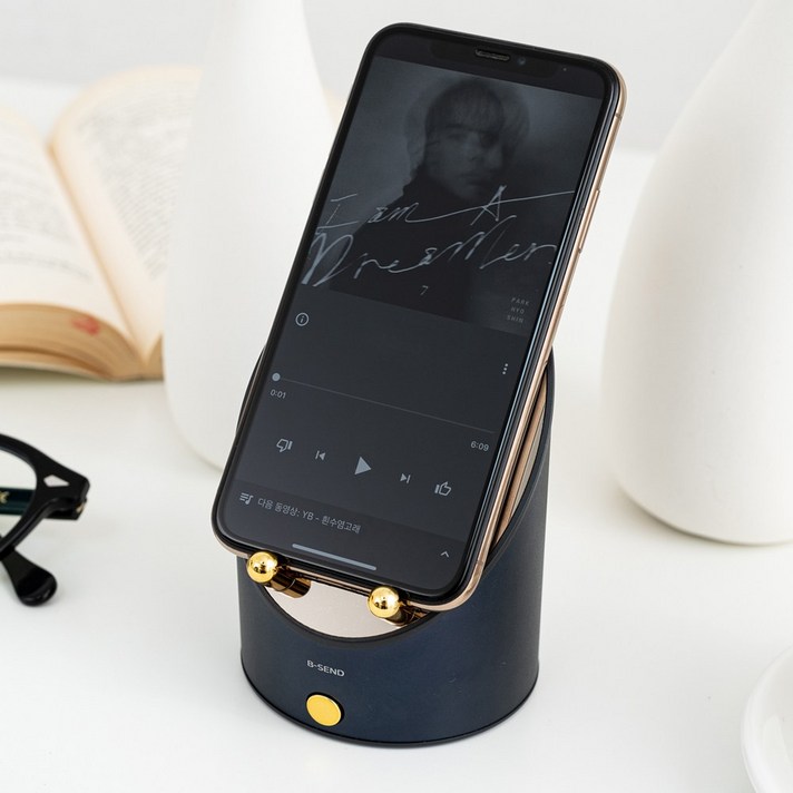 특가할인 비센드 하울링 블루투스 스피커 LED시계 사운드증폭 스피커