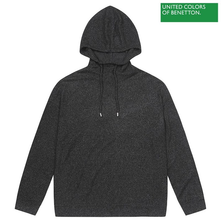 베네통  Loose fit hooded t-shirt 2F 3JLVD2009 700