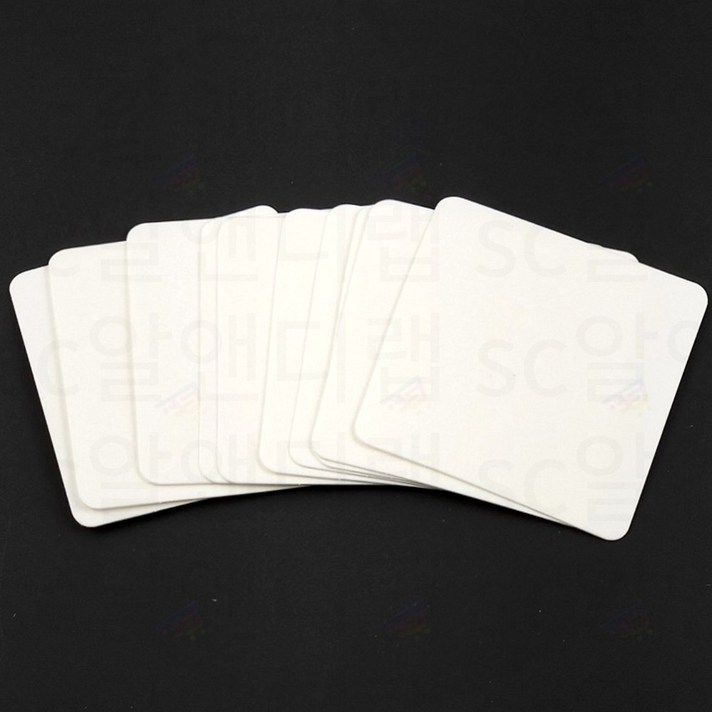 향수테스트카드 9개 조향사은품 향수종이 퍼퓸 오일 정사각형 시향지