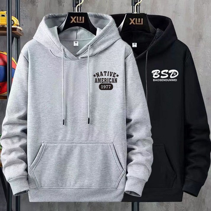 11 남성 후드 맨투맨 봄가을 캐주얼 도톰 긴팔 티셔츠 겨울 루즈핏 데일리 후드티 상의 LJX