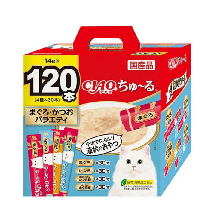 이나바 챠오츄르 대용량 120P 고양이간식