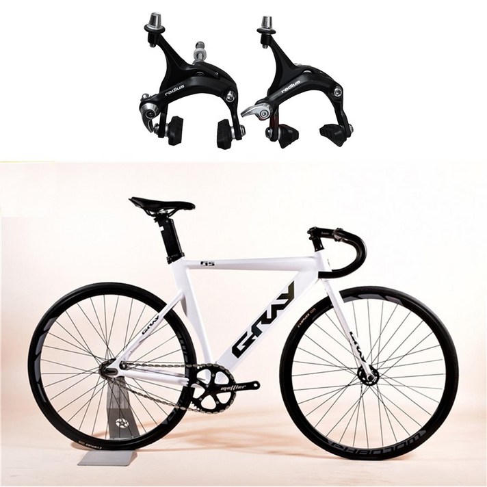 타이완 GRAY 픽시 자전거 중학생 입문용 앞뒤브레이크 포함 완차, 1개, 170cm, 화이트90mm휠