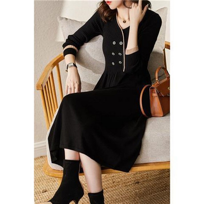 로맨스심플니트드레스