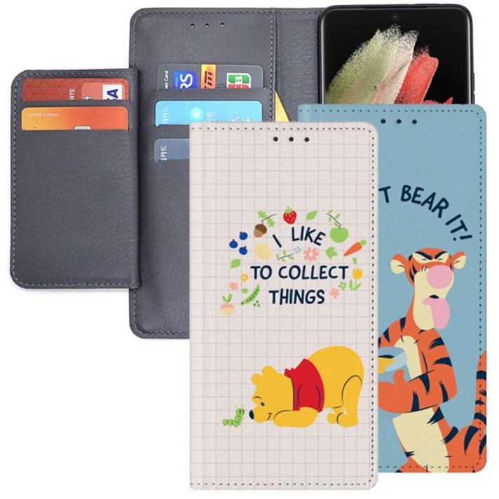 갤럭시 A34 A13 A23 A33 A53 X커버5 A12 A32 A10e A52 퀀텀3 진2 와이드6 버디5g A22 A31 ZN 디즈니 곰돌이푸 파스텔 플립다이어리 케이스