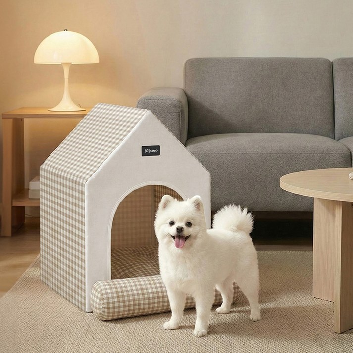 레토 강아지집 고양이 목받침 쿠션 하우스