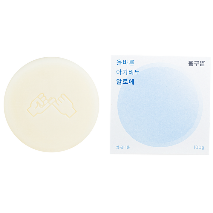 동구밭 올바른 아기비누 알로에, 100g, 1개 동구밭 올바른 아기비누 알로에, 100g, 1개