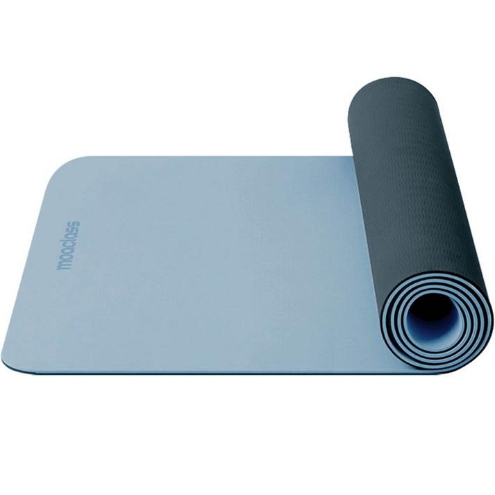 모아클래스 논슬립 특화 TPE 요가매트 6mm, 블루